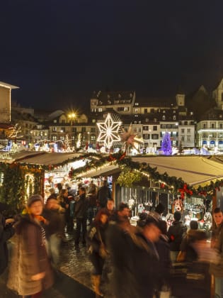 Weihnachten in Basel, Schweiz © iStock.com/Flavio Vallenari