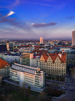 Panoramablick über Leipzig © stock.adobe.com - andre