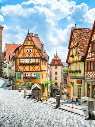 Rothenburg ob der Tauber, Bayern, Deutschland