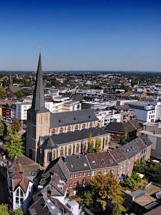 Innenstadt von Mönchengladbach, Deutschland