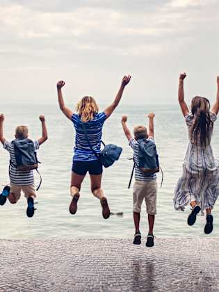 Familie im Urlaub am Gardasee