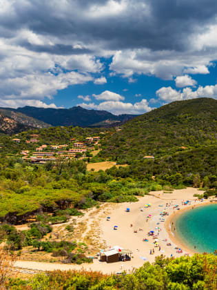 Sa Colonia Beach, Chia, Sardinien