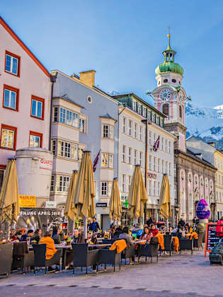 Stadtzentrum Innsbruck, Tirol, Österreich