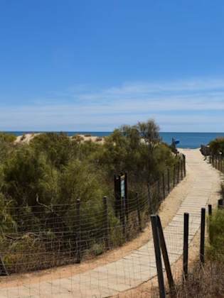 Playa Islantilla in Costa de la Luz, Andalusien