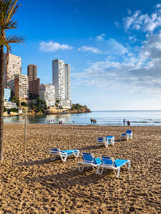 Playa de Levante, Benidorm, Costa Blanca