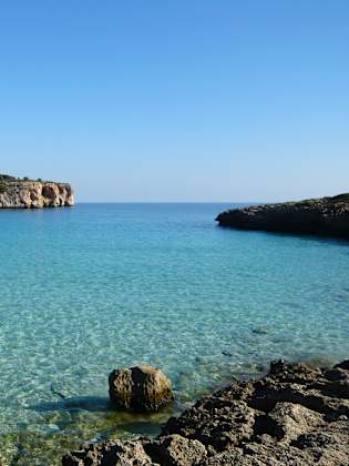 Strand Cala Varques, Mallorca, Spanien