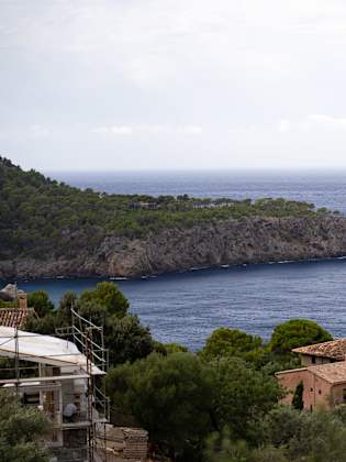 Ausblick aufs Meer auf Mallorca, Spanien