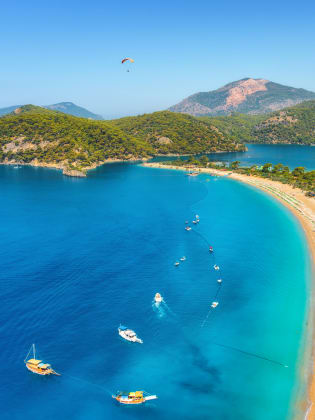 Blue Lagoon in Ölüdeniz, Türkei