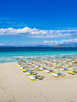 Ilica Strandblick im Frühjahr in der Türkei