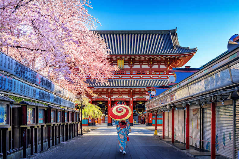 Asakusa Schrein, Tokio, Japan