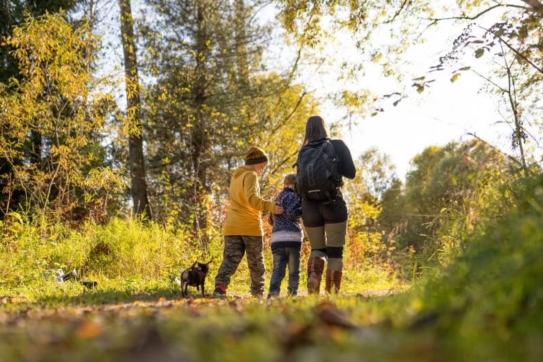 Familienzeit beim Wandern © avtk - stock.adobe.com
