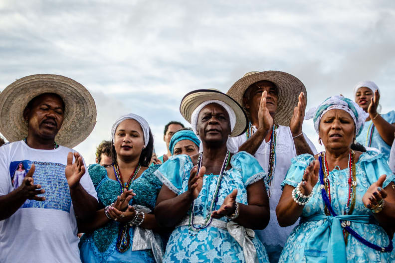 Feiern in Brasilien © EriCatarina/iStock Editorial / Getty Images Plus via Getty Images