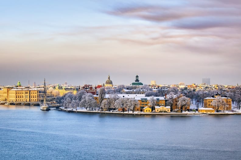 Stockholm im Winter © mikdam/iStock / Getty Images Plus via Getty Images