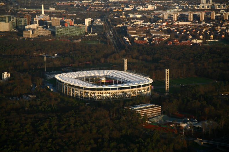 Waldstadion in Frankfurt ©trait2lumiere/iStock / Getty Images Plus via Getty Images