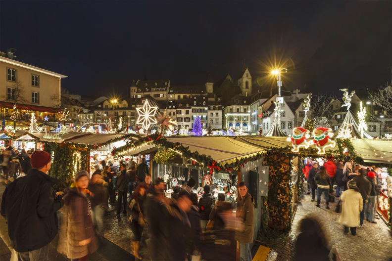 Weihnachten in Basel, Schweiz © iStock.com/Flavio Vallenari