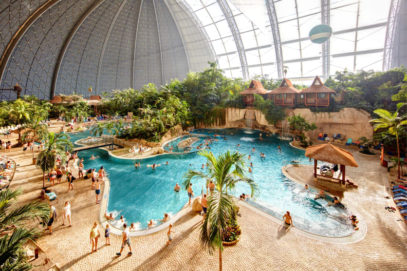 Karibik-Feeling pur – kaltes Wetter ist im Tropical Island ganz schnell vergessen. © Tropical Island