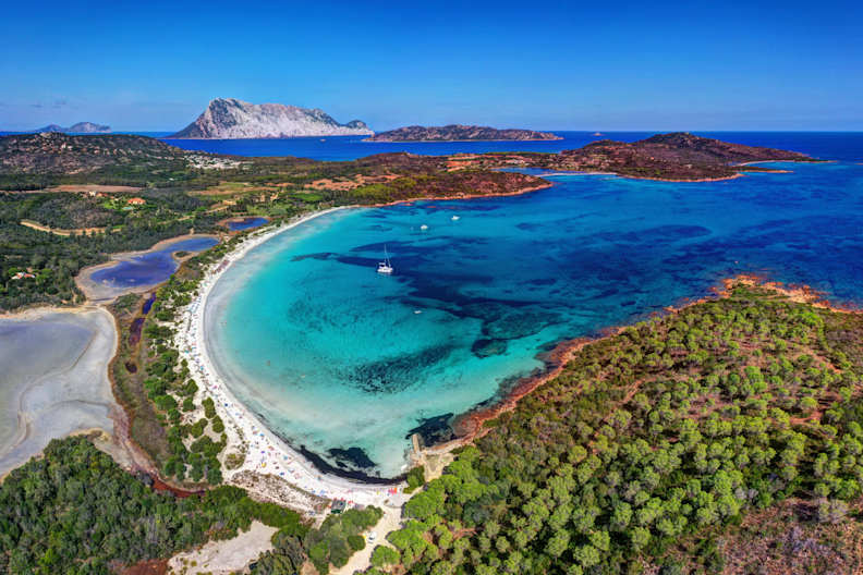 Cala Brandinchi, Sardinien, Italien