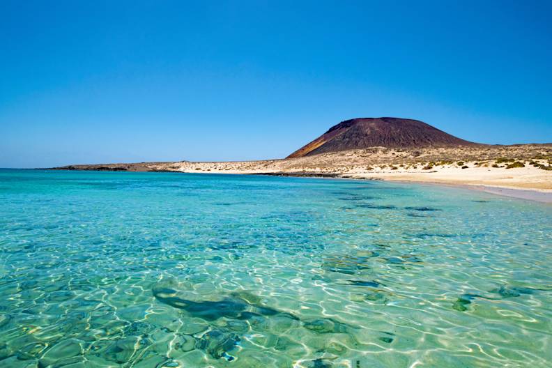 Die Playa Francesca bei Lanzarote