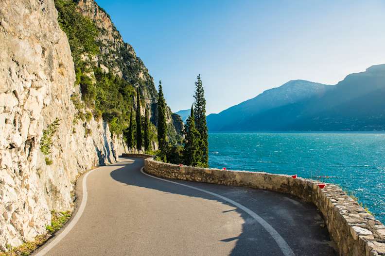 Die Strada della Forra am Gardasee, Italien
