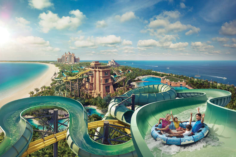 Dubais Aquaventure-Park wurde schon mehrfach ausgezeichnet. © Dubai Tourism