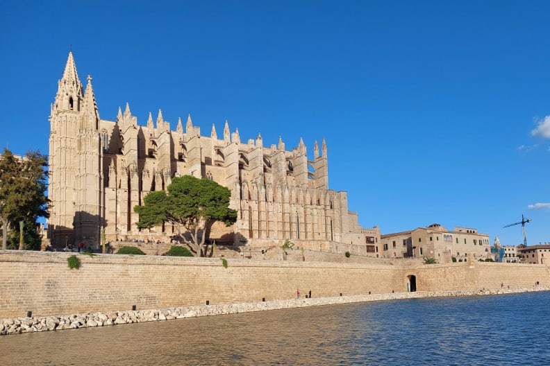 Die  Kathedrale der Heiligen Maria in Palma de Mallorca.