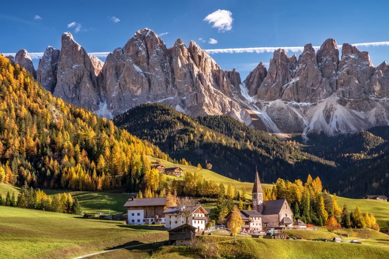Val di Funes, Dolomiten, Südtirol, Italien