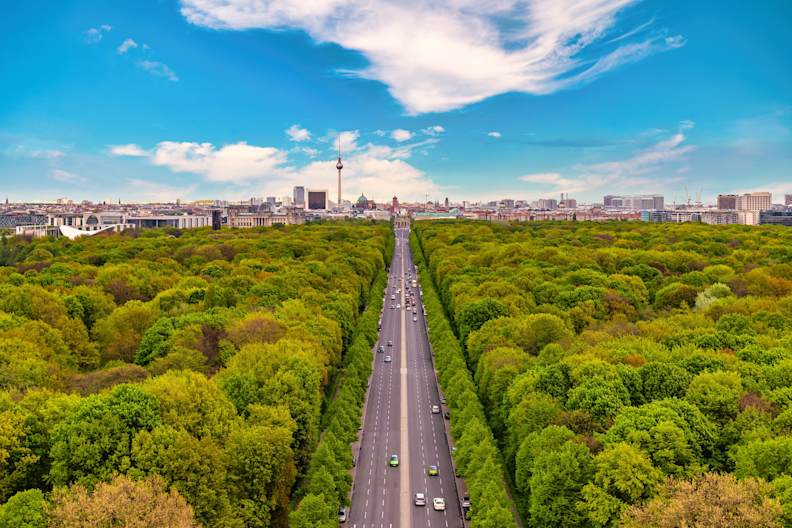 Skyline von Berlin, Deutschland