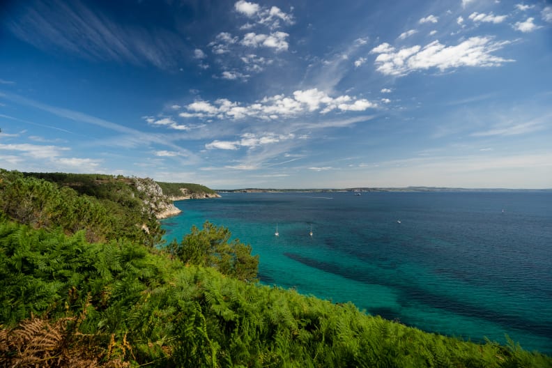 Küstenwanderweg auf der Halbinsel Crozon