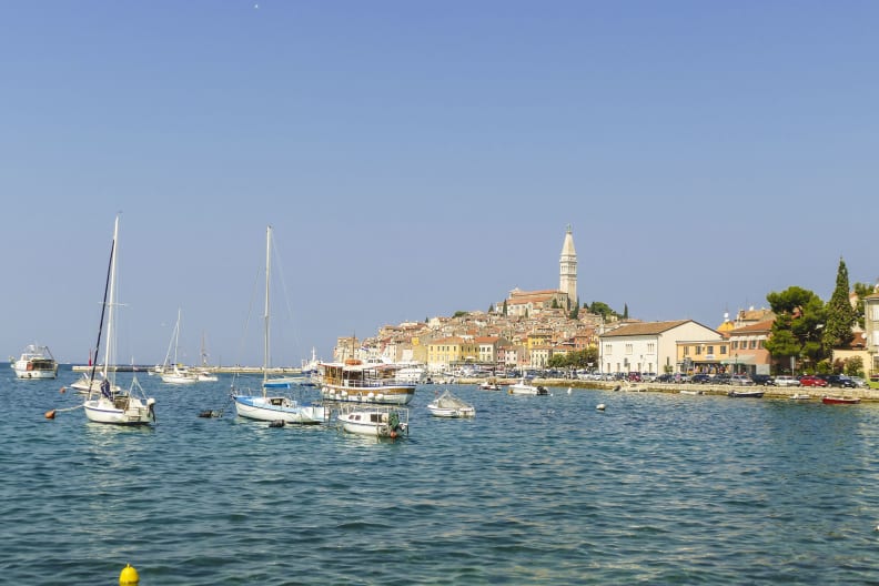 Altstadt von Rovinj in Istrien, Kroatien