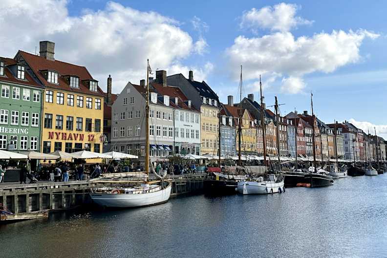 Aussicht auf das Flussufer in Kopenhagen © Charlotte Brosse
