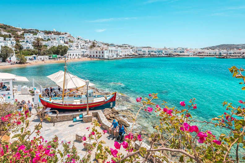 Hafen Jackie in der Stadt Chora, Mykonos © Tom & Ella – Greece Moments
