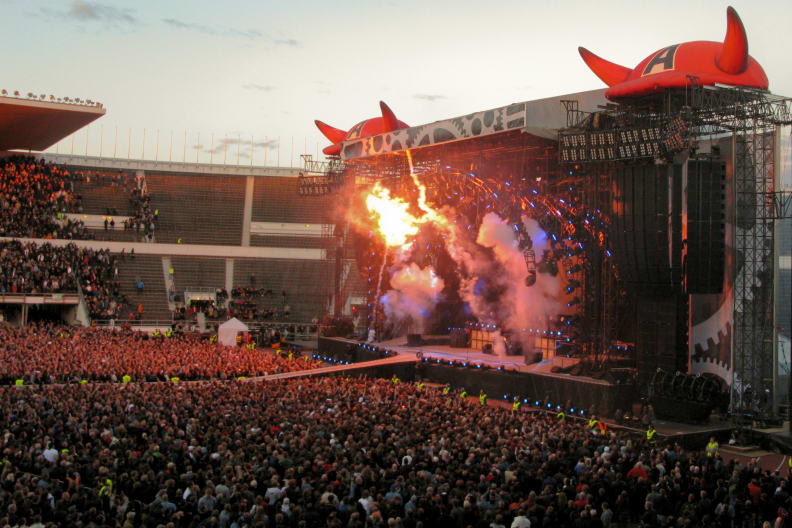 AC/DC auf Tour in Helsinki, Finnland