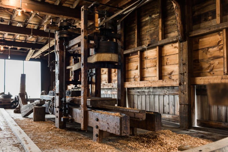Altes Holzsägewerk
