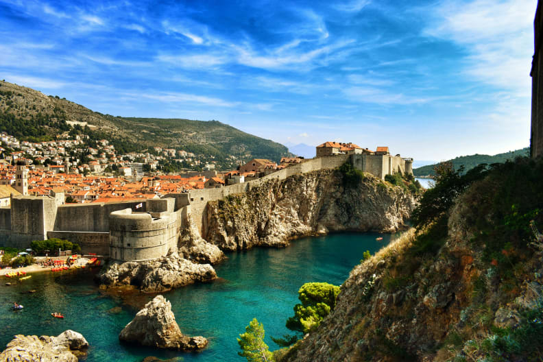 Blick auf Kings Landing aus Games of Thrones, Dubrovnik, Kroatien