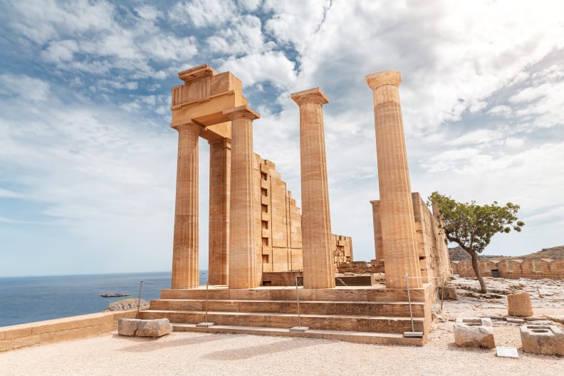 Akropolis von Lindos, Rhodos, Griechenland
