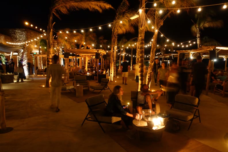 Scorpios Beach Bar, Paraga, Mykonos