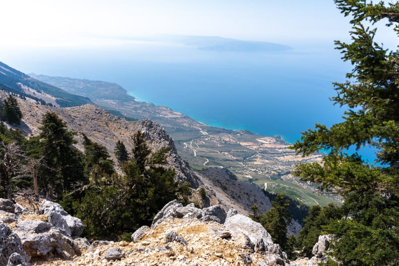 Panoramablick vom Monte Ainos, Kefalonia