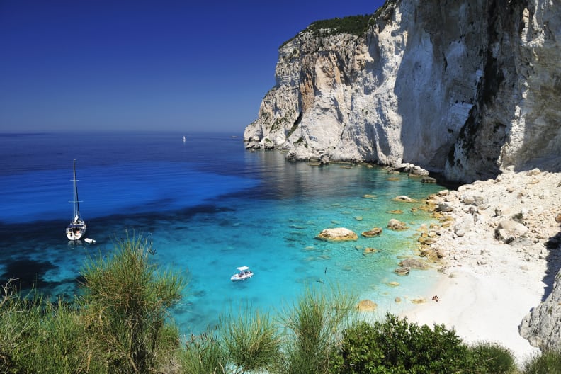 Erimitis bay, Paxos, Greece