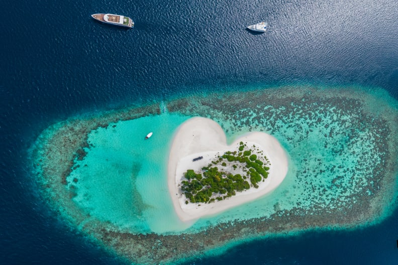 Herzinsel, Malediven