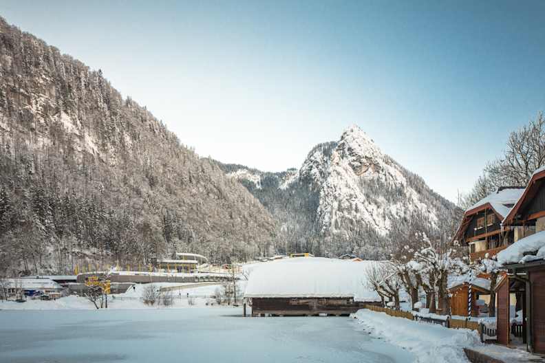Lake Koenigssee in winter