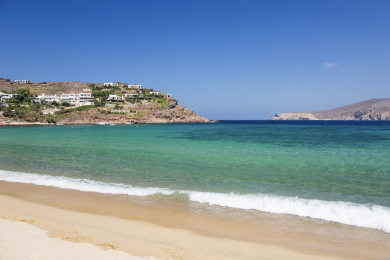 Panormos Bay, Mykonos, Griechenland