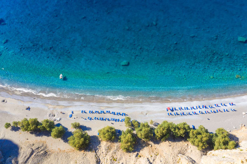 FKK Strand auf Kreta, Griechenland