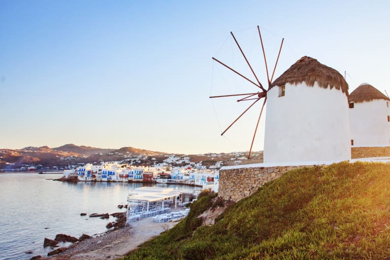 Windmühlen Kato Mili, Mykonos Stadt, Mykonos