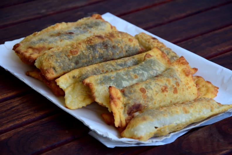 Mohnkrapfen eine Spezialität in Südtirol, Italien