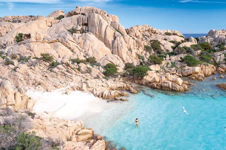 Traumbucht im La Maddalena Archipel, Nordküste Sardinien
