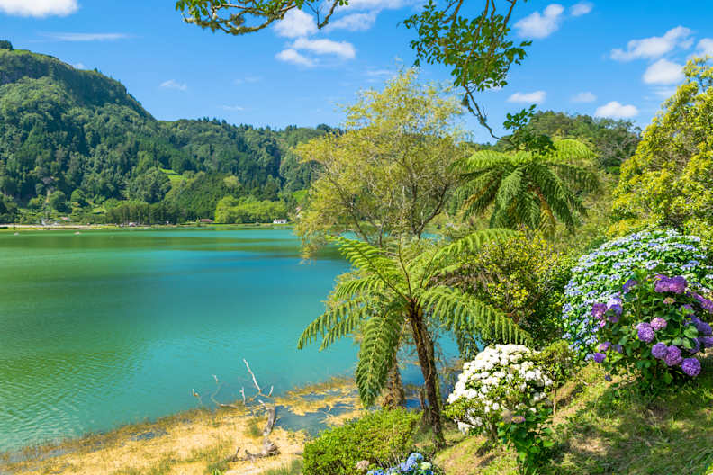 Lagoa das Furnas, Sao Miguel, Azoren