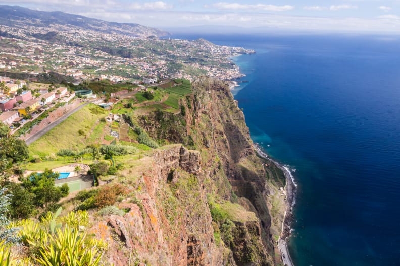 Luftaufnahme von Funchal, Madeira, Portugal
