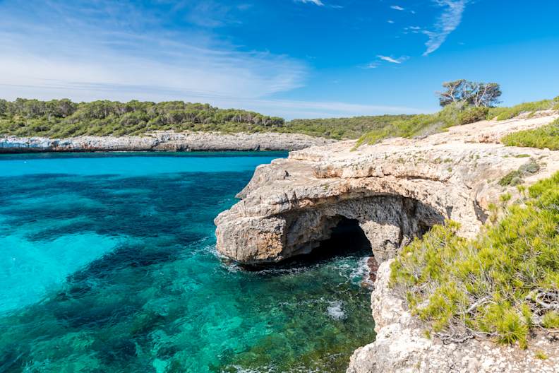 Küste Cala Mondrago, Mallorca