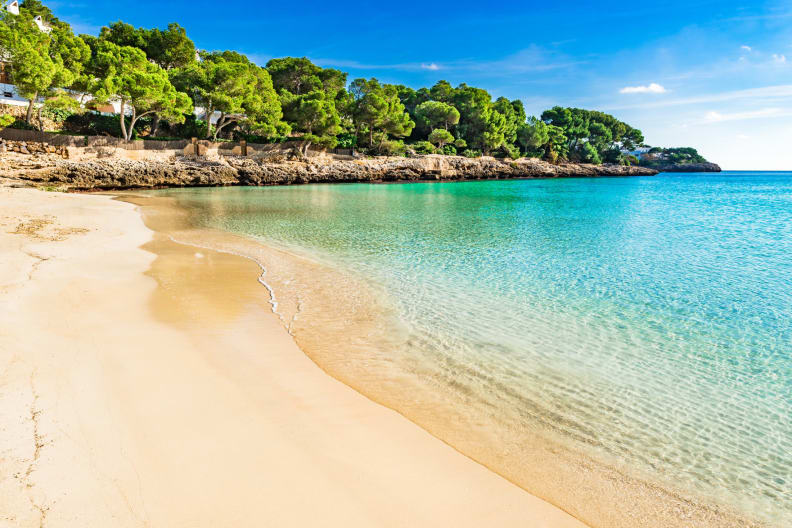 Strand Cala Gran, Mallorca, Spanien