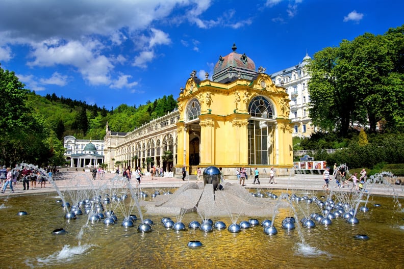 Brunnen im Marienbad, Tschechien © CzechTourism